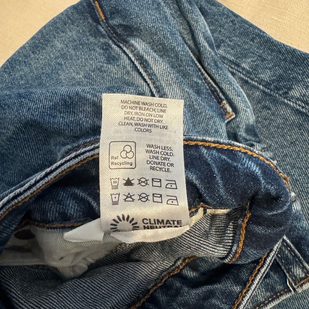 Reformation | Dark Blue Straight Jeans - Picture 7 of 7